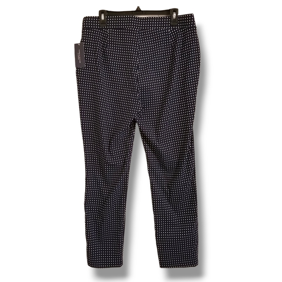 Tommy Hilfiger Suit Separates Black & White Polka Dot Size 16 Dress Pants - Picture 2 of 9
